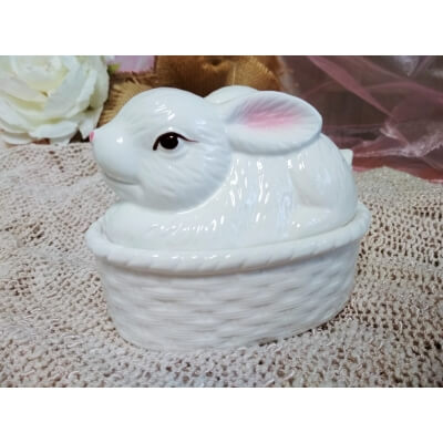 Pojemnik ceramiczny Króliczek A